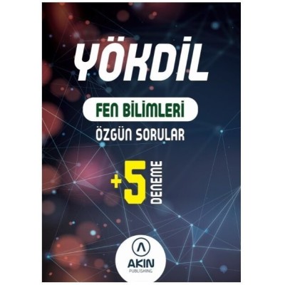 AKIN DİL YÖKDİL FEN ÖZGÜN SORU BANKASI + 5 DENEME