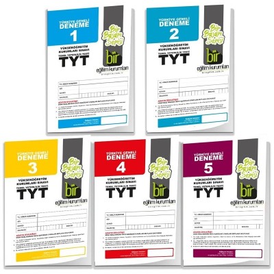BIR EGITIM KURUMLARI TYT TURKIYE GENELI DENEME SET