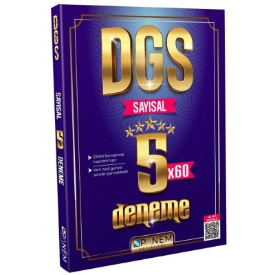 PANEM YAYINCILIK DGS TAMAMI ÇÖZÜMLÜ SAYISAL 5 DENEME