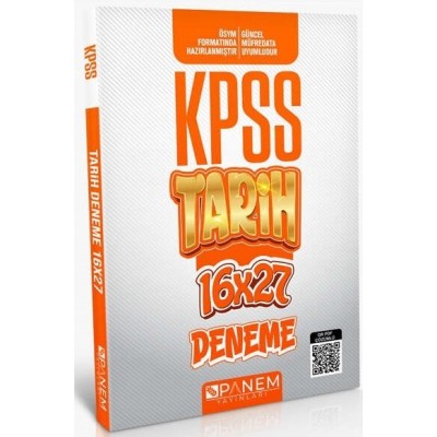 PANEM YAYINCILIK KPSS GENEL KÜLTÜR ÇÖZÜMLÜ TARİH 16x27 DENEME