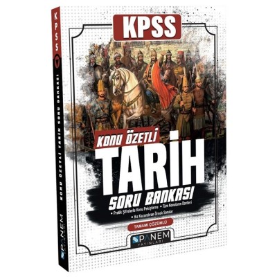 PANEM YAYINCILIK KPSS KONU ÖZETLİ TARİH SORU BANKASI