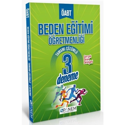 PANEM YAYINCILIK ÖABT BEDEN  EĞİTİMİ ÖĞRETMENLİĞİ TAMAMI ÇÖZÜMLÜ 3 DENEME